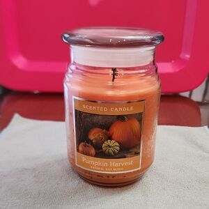 Pumpkin Harvest Scented Candle - Orange